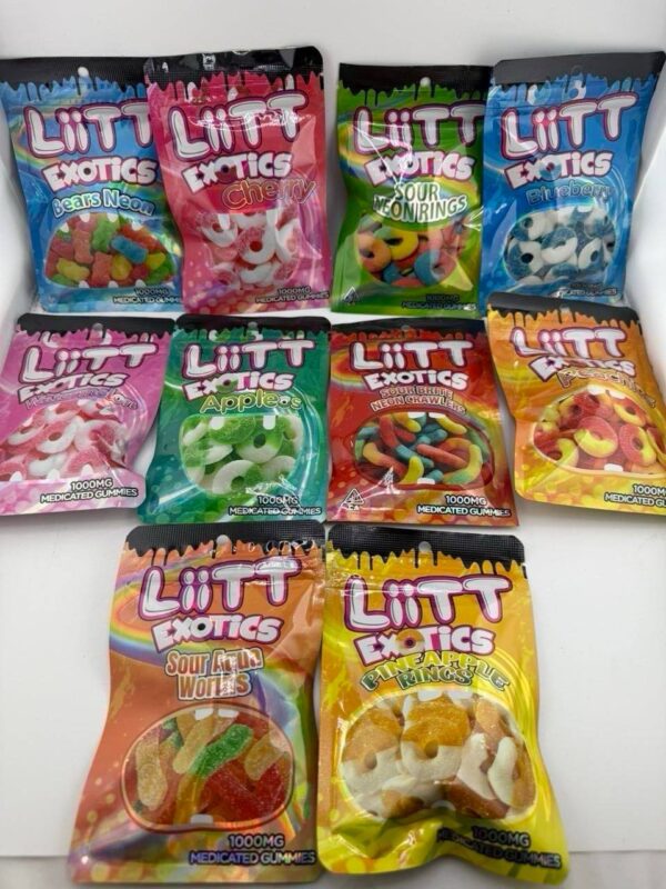 Liitt exotic 1000mg & frolli 600mg   Budget edible